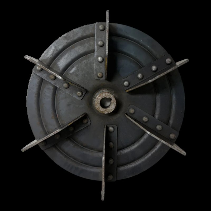 Stahl Laufrad Flügelrad Ø 250 mm Absaugung Transport Ventilator Art. Nr. 300102