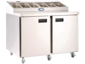 Foster Double Door Prep Counter Fridge FPS2HR - islandcatering