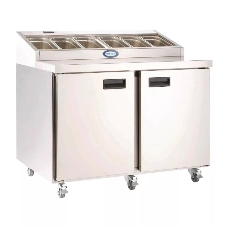 Foster Double Door Prep Counter Fridge FPS2HR - islandcatering
