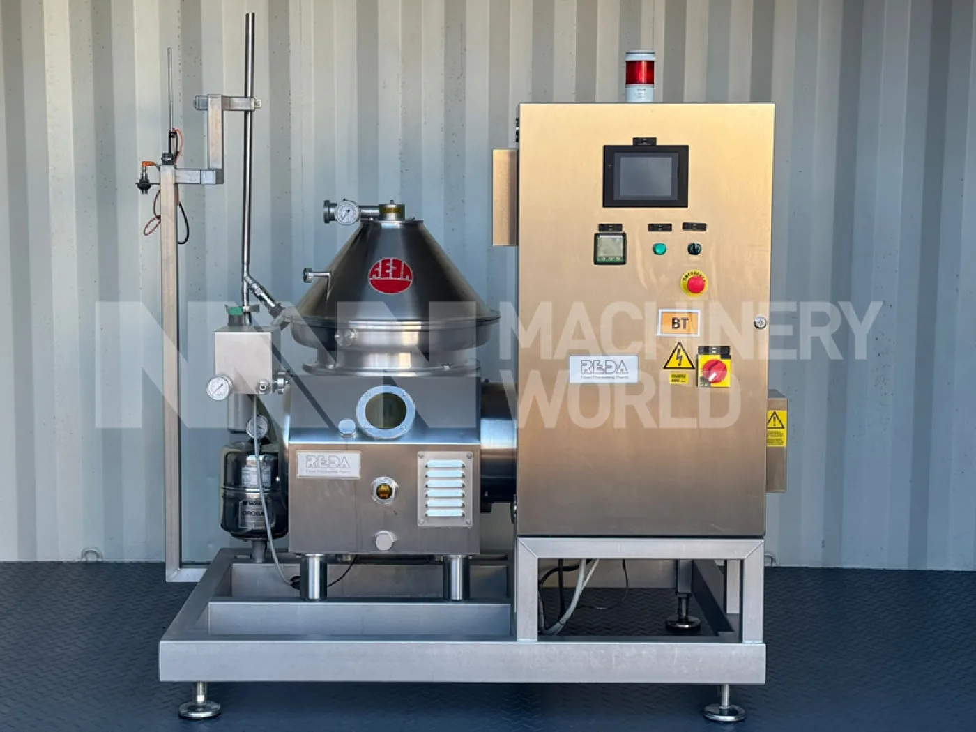 1,500 LPH Reda RE15TE Milk Cream Separator (Year 2015) - 2
