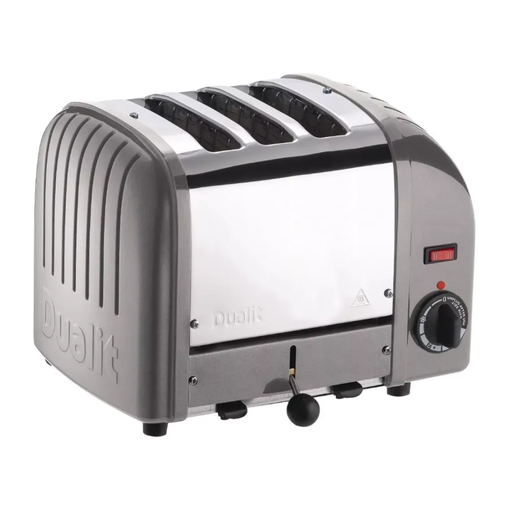 Dualit 3 Slice Vario Toaster Metallic Silver 30081 - islandcatering