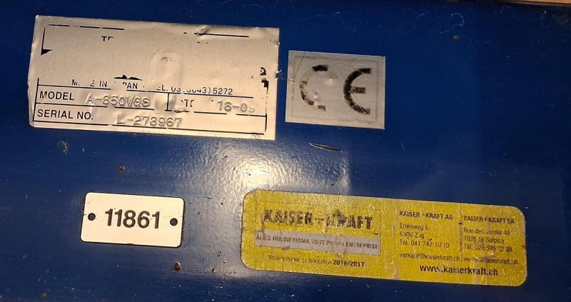 Kaiser+Kraft Hydraulik-Scherenhubwagen Modell A-350WGS