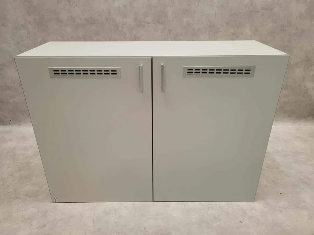 Potteau Plintkast Dubbeldeur L. Grijs 1500