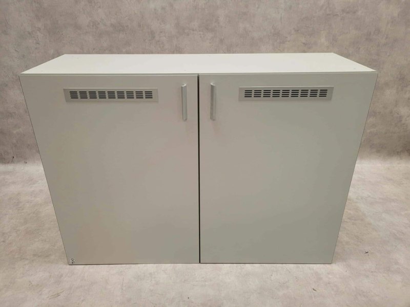 Potteau Plintkast Dubbeldeur L. Grijs 1500