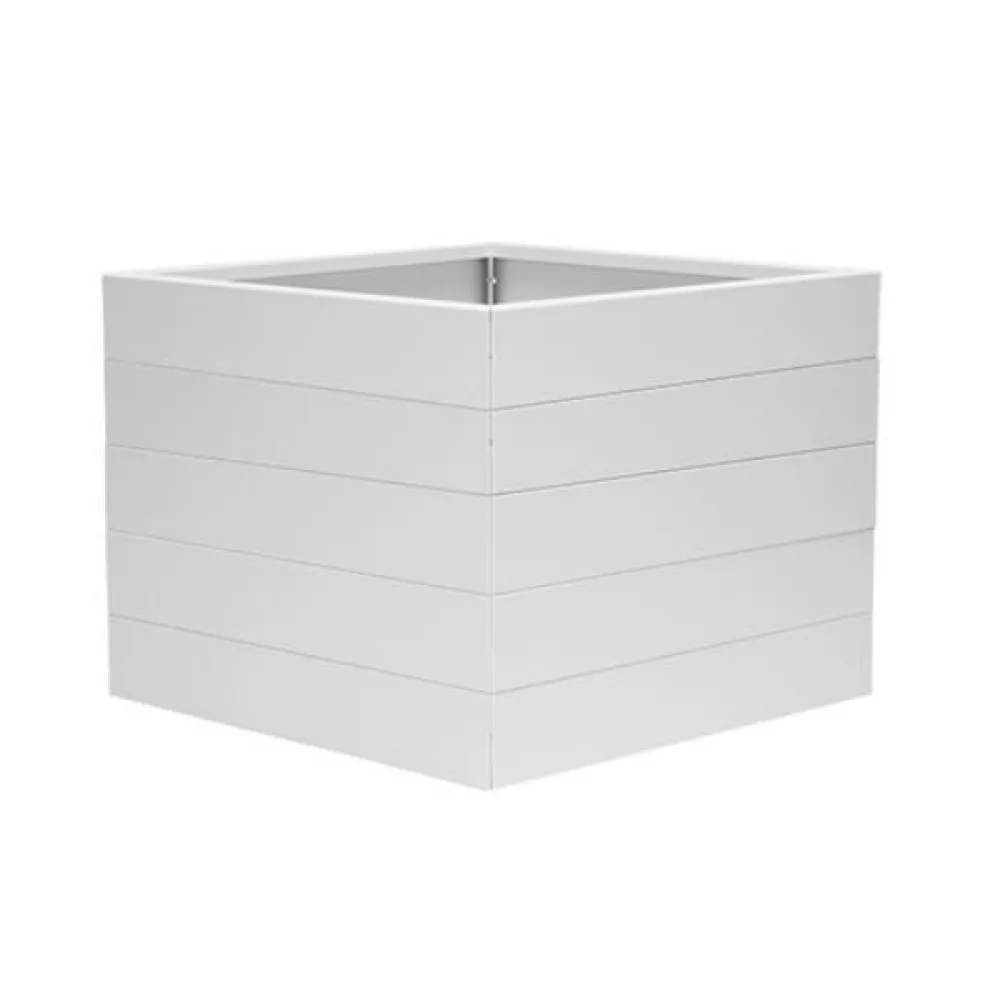 Bloembak Modulair Wit - 70 cm hoog