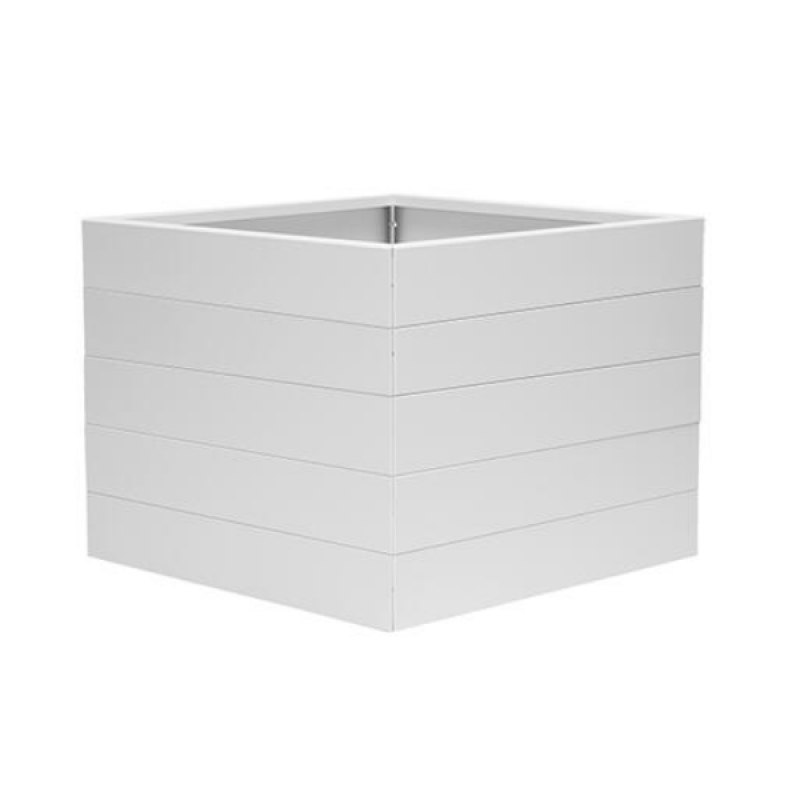 Bloembak Modulair Wit - 70 cm hoog