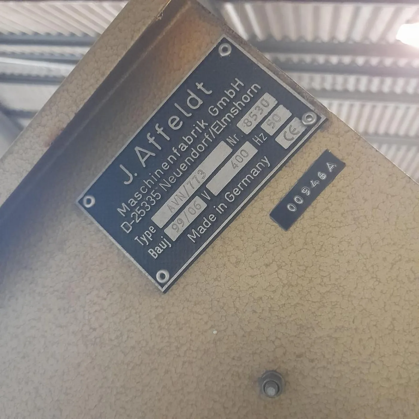 COMPLETE LINE: Affeldt Bagging Line - 8