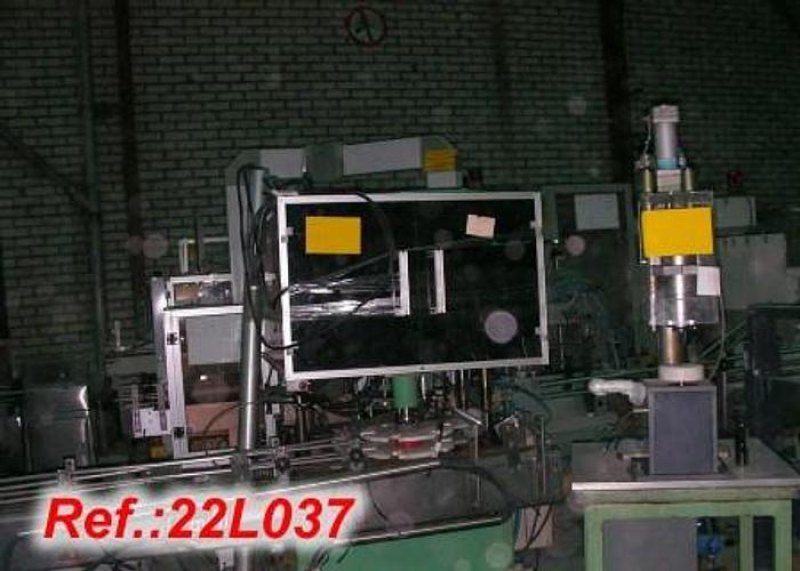 LLENADORA - ROSCADORA AUTOMÁTICA "GRAVFIL" PARA LÍQUIDOS