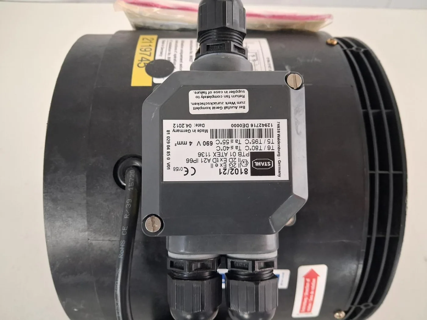 Helios RRK 250 EX Radial-Rohrventilator ATEX - 8