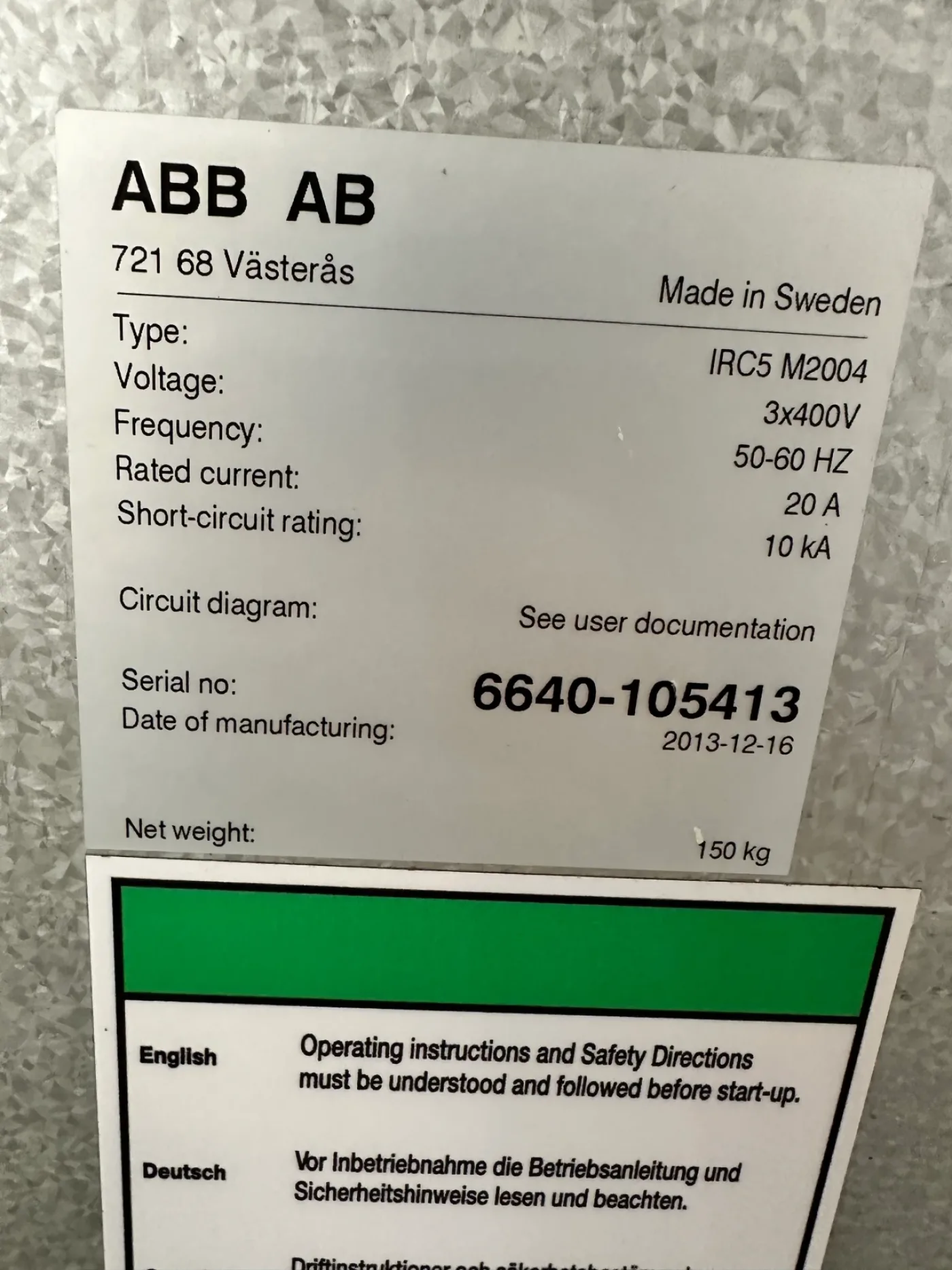 ABB IRB6640-180/2.55 M2004 IRC5 - 4