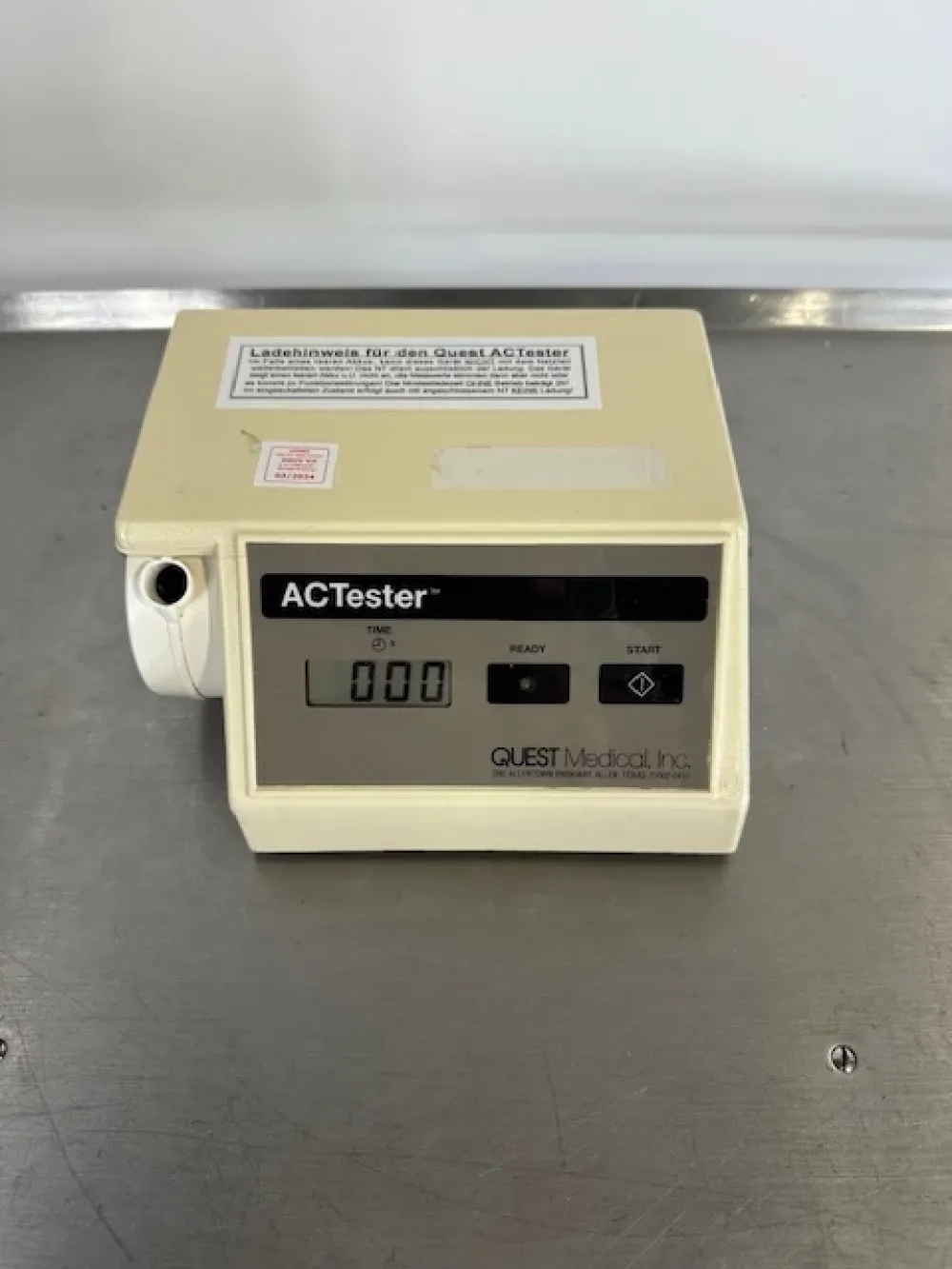 Quest Medical AC-Tester Gerinnungszeitmessgerät