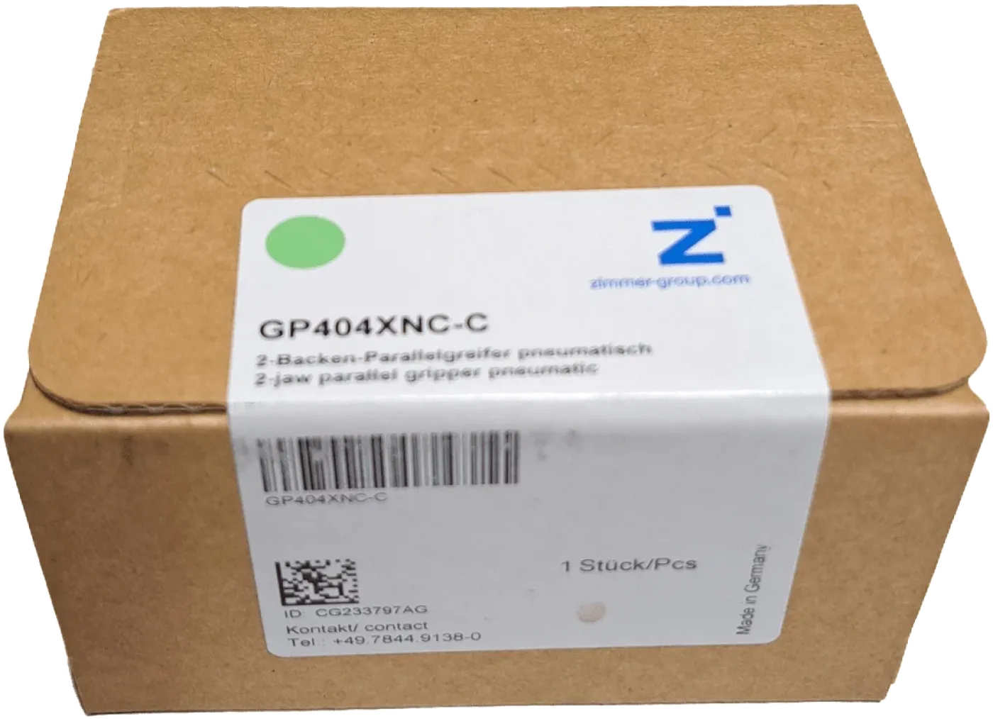2-Backen-Parallelgreifer, Typ GP404XNC-C, pneumatisch - 1