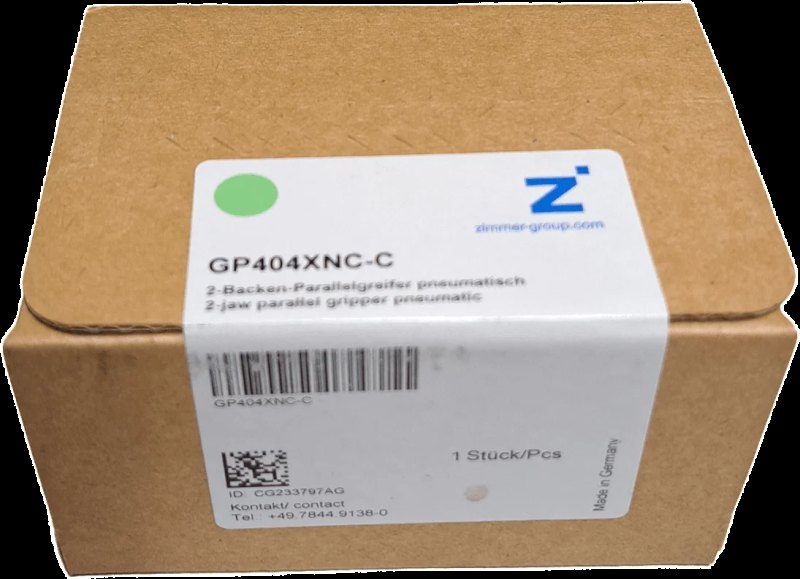 2-Backen-Parallelgreifer, Typ GP404XNC-C, pneumatisch