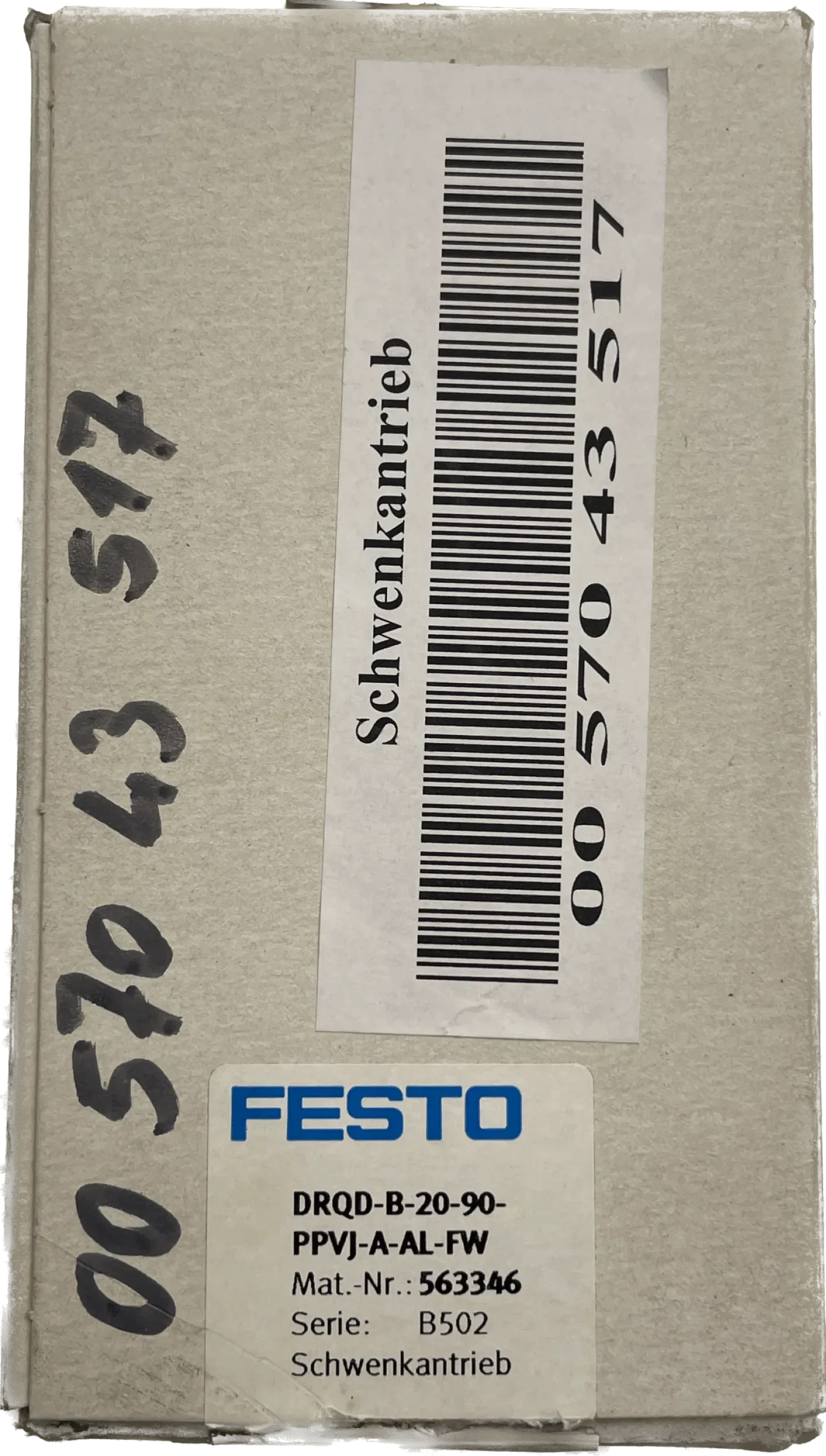 Festo Schwenkantrieb DRQD-B-20-90-PPVJ-A-AL-FW - 1