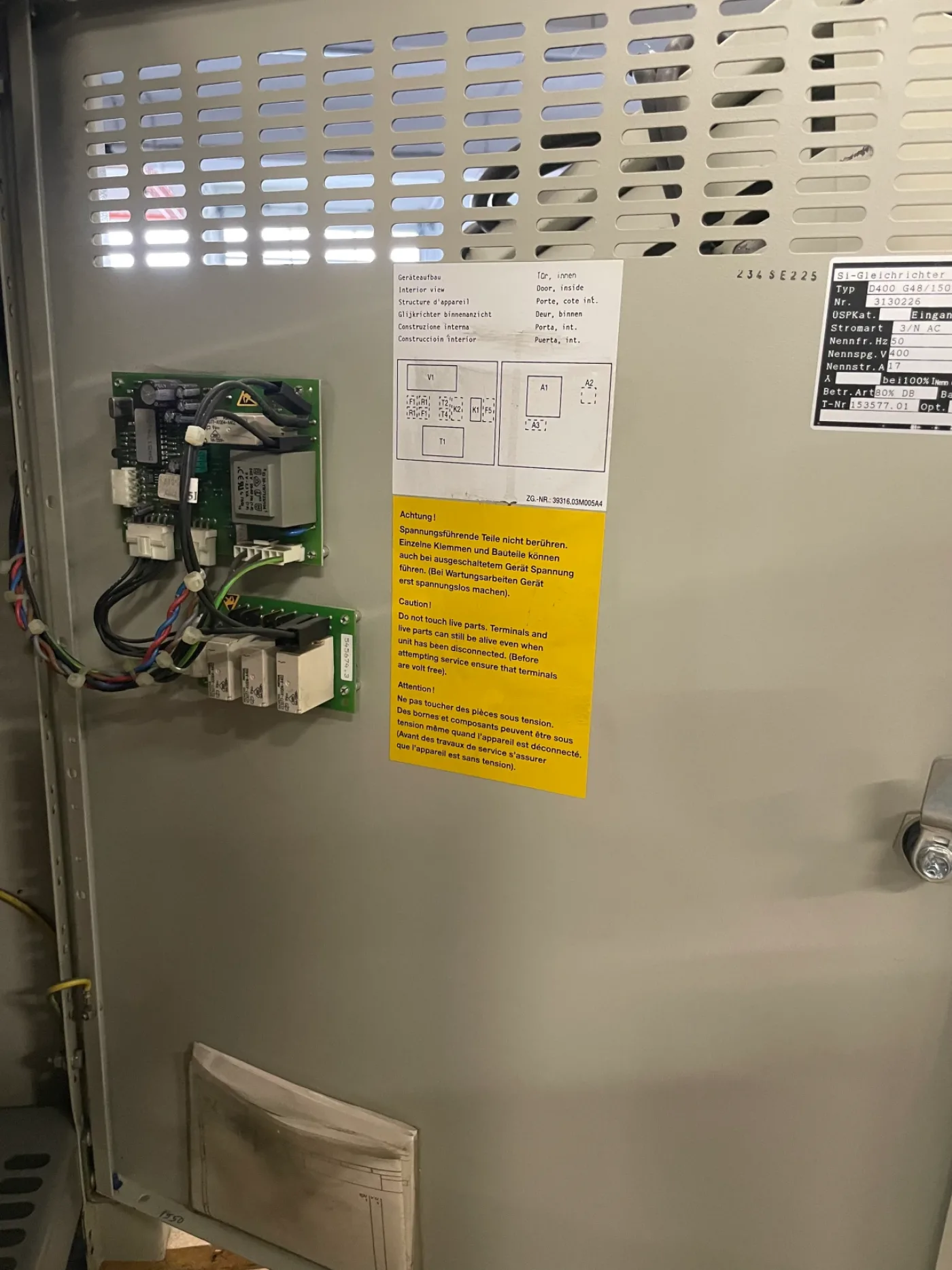 Tebetron-E Batterieladegerät D400 G48/150 B-FTNI/O - 3