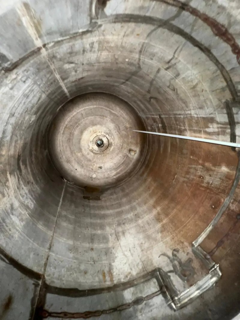 STAINLESS STEEL REACTOR 900 LITERS WITH HALF ROD