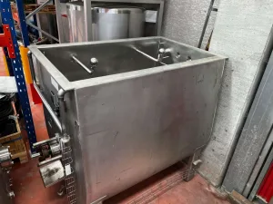 USED WESTERHOFF METALLTECHNIK STAINLESS STEEL BELT MIXER 800 LITERS