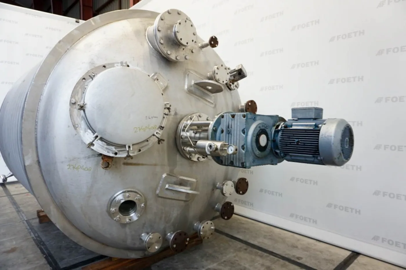 Hellmich 10.500 Ltr. - Stainless Steel Reactor - 3