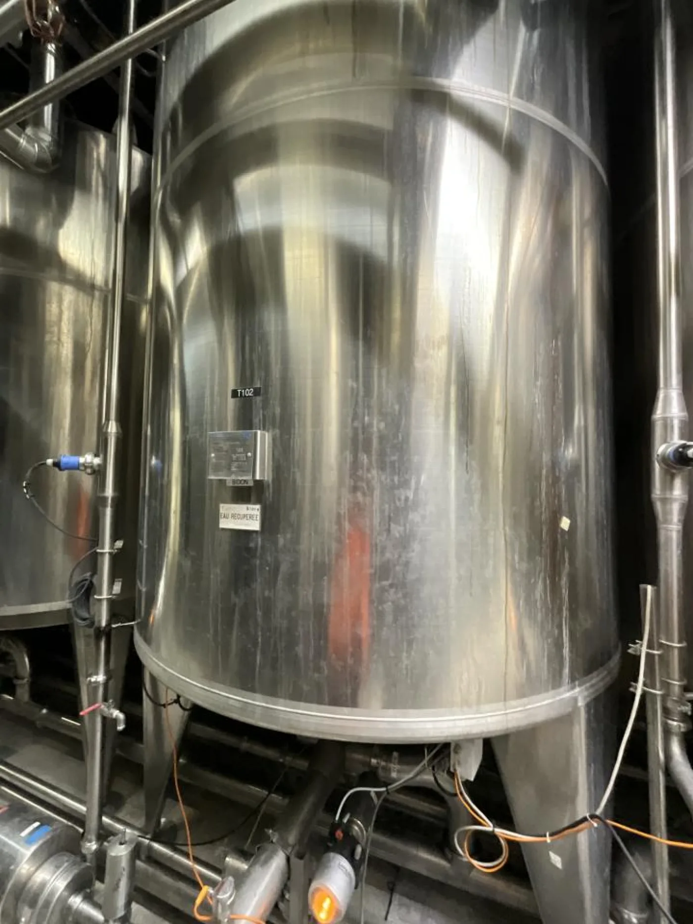 1996 Boccard Boccard 7500 Litre Stainless Steel Vertical Recovered Water Storage Tank - S - 5