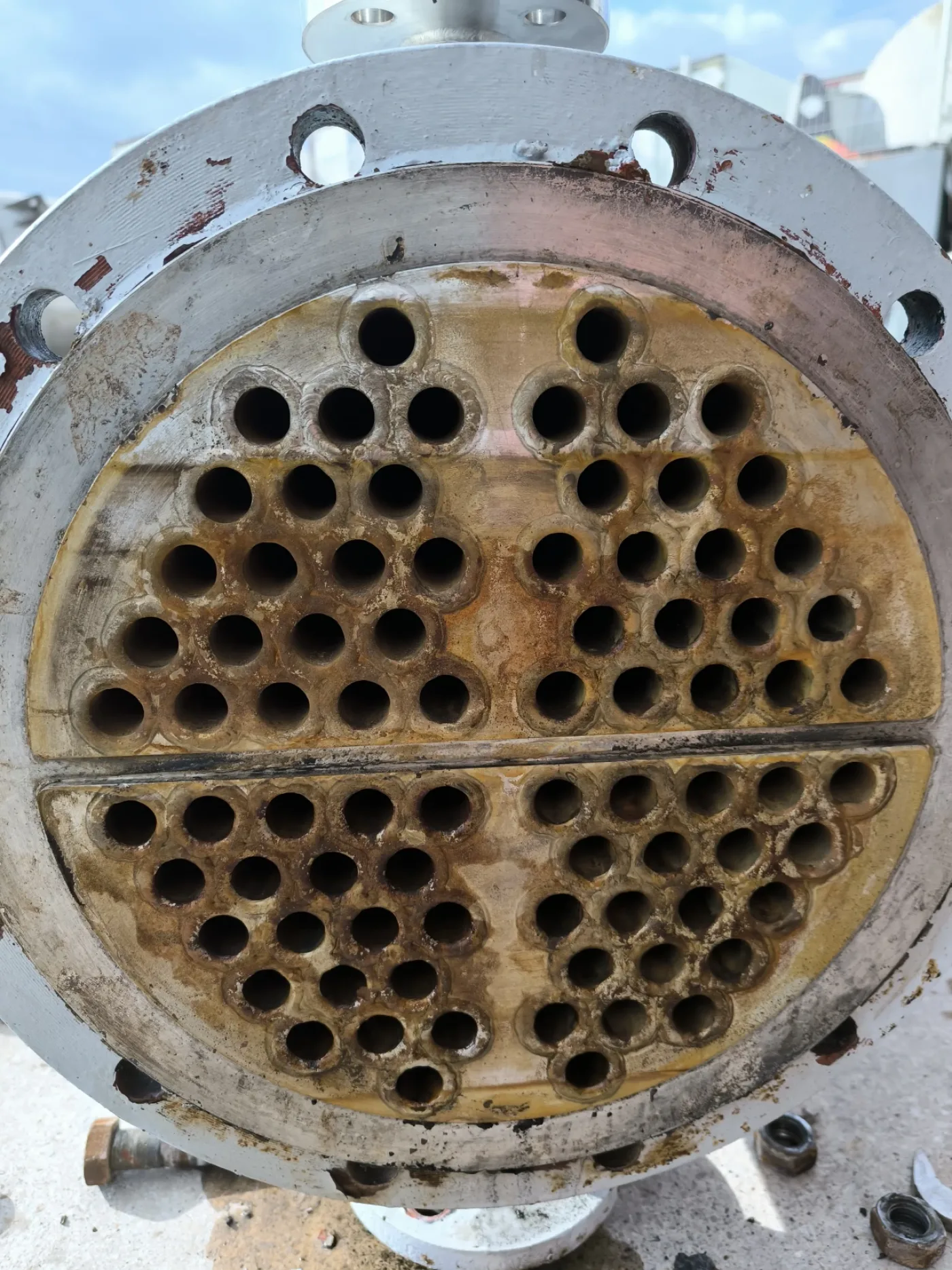 AGUILAR Y SALAS STAINLESS STEEL 316 HEAT EXCHANGER OF 8.4 M2. - 7