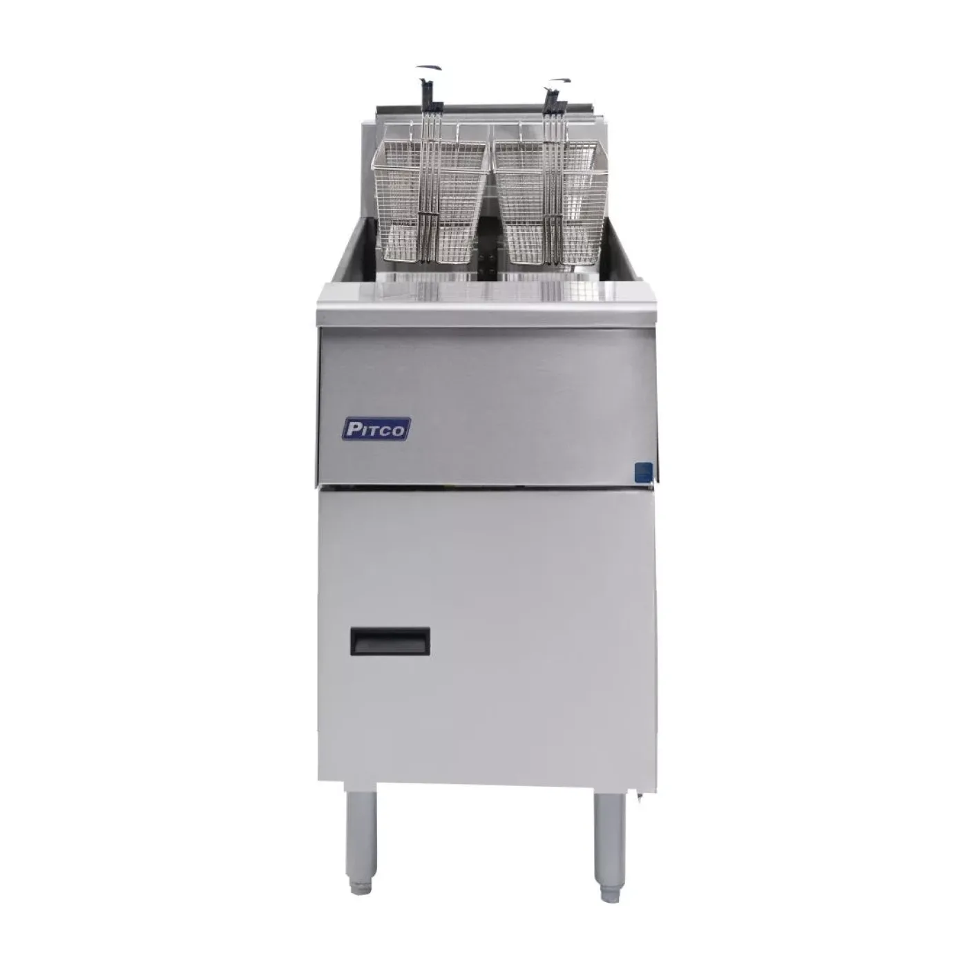 Pitco Single Tank Twin Basket Fryer SE14S-SSTC - islandcatering - 3