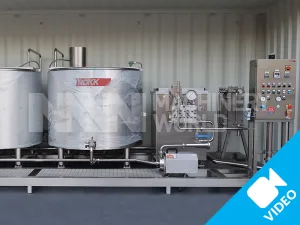 ROKK MP 1200 Ice Cream Batch Mix Processing Plant 'Reconditioned'