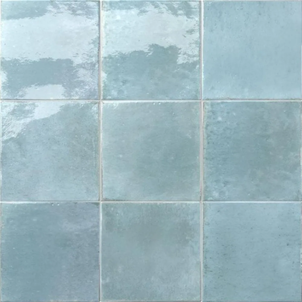 Oria 10MM Aqua decor tegel glazend 14.7x14.7 cm