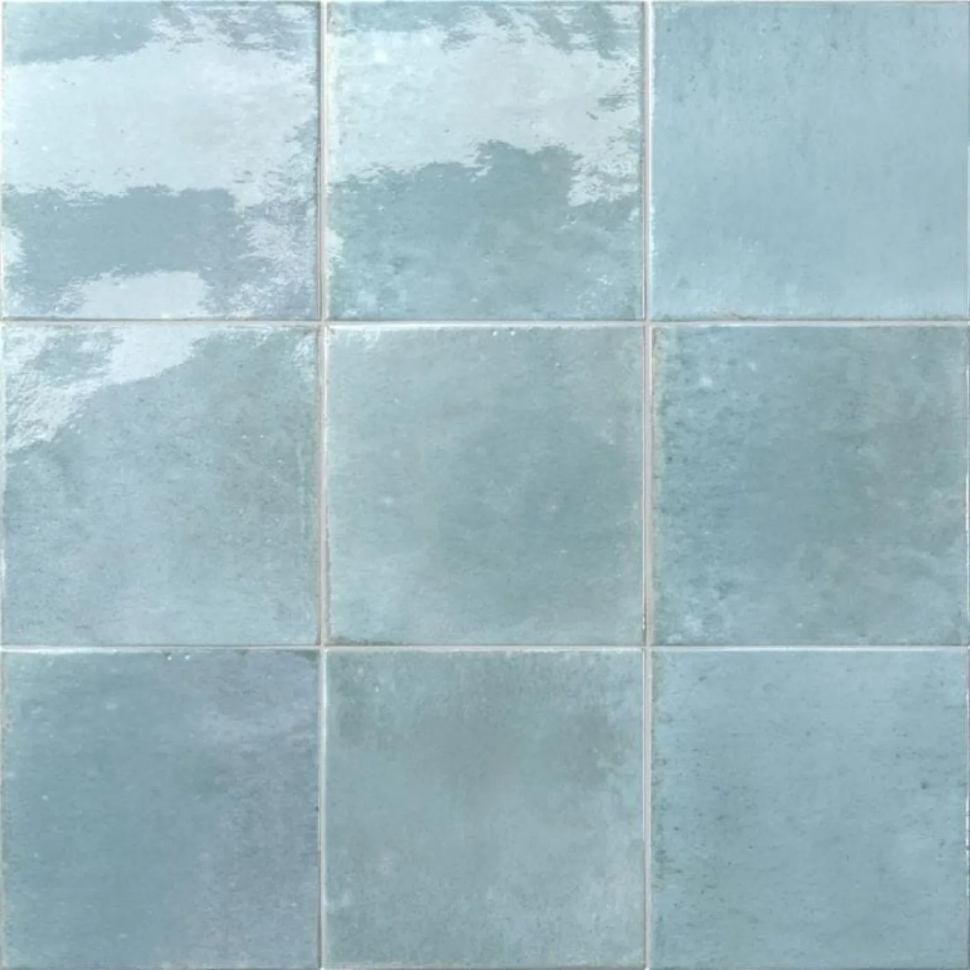 Oria 10MM Aqua decor tegel glazend 14.7x14.7 cm - 1