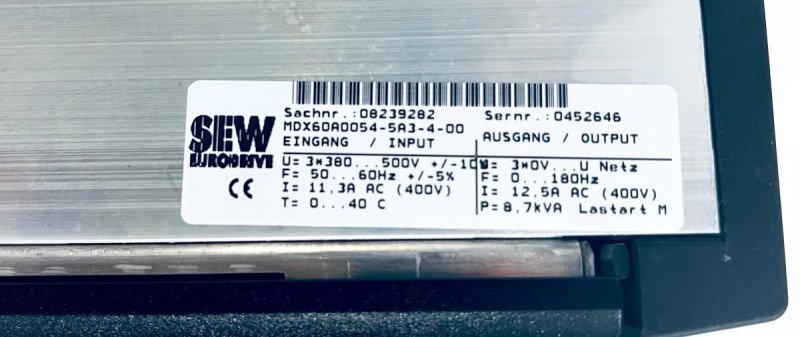 SEW Eurodrive MDX61B0055-5A3-4-0T Movidrive Umrichter