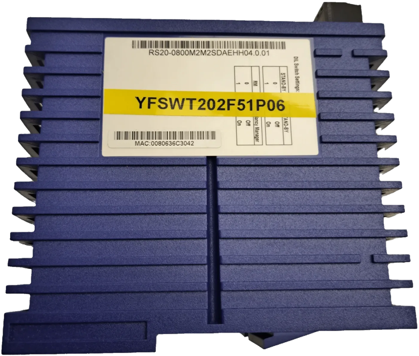 Hirschmann RS20 Rail switch 8 Ports IP20 - 3