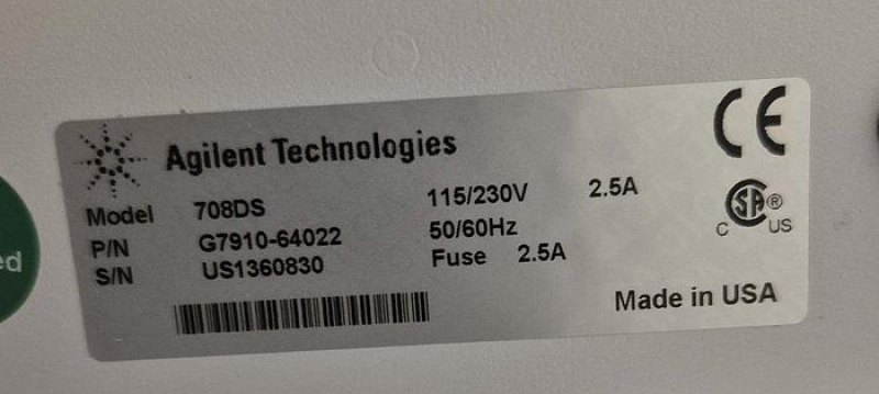 Agilent Technologies 708-DS Auflösungstestgerät