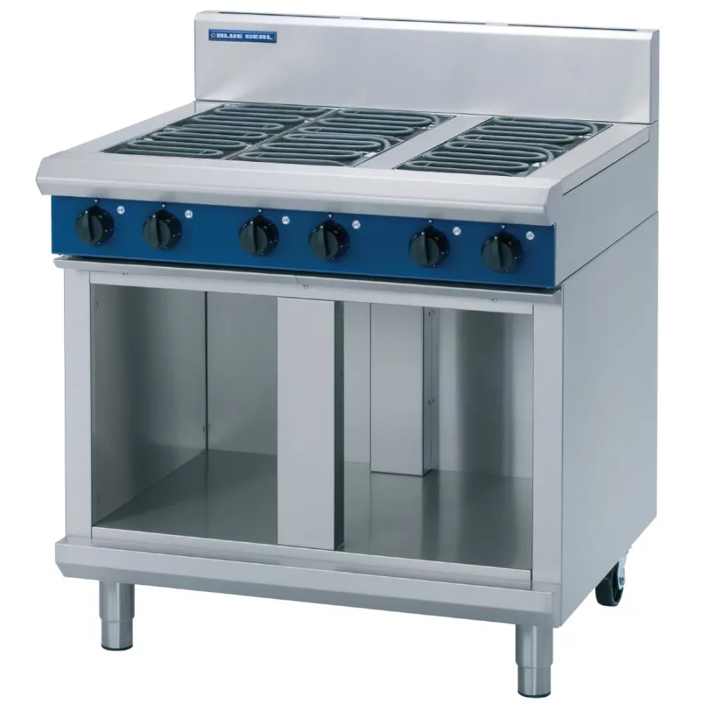Blue Seal Evolution Cabinet Cooktop 6 Element Electric 900mm E516D-CB - islandcatering