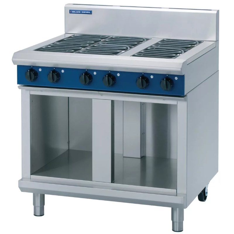 Blue Seal Evolution Cabinet Cooktop 6 Element Electric 900mm E516D-CB - islandcatering