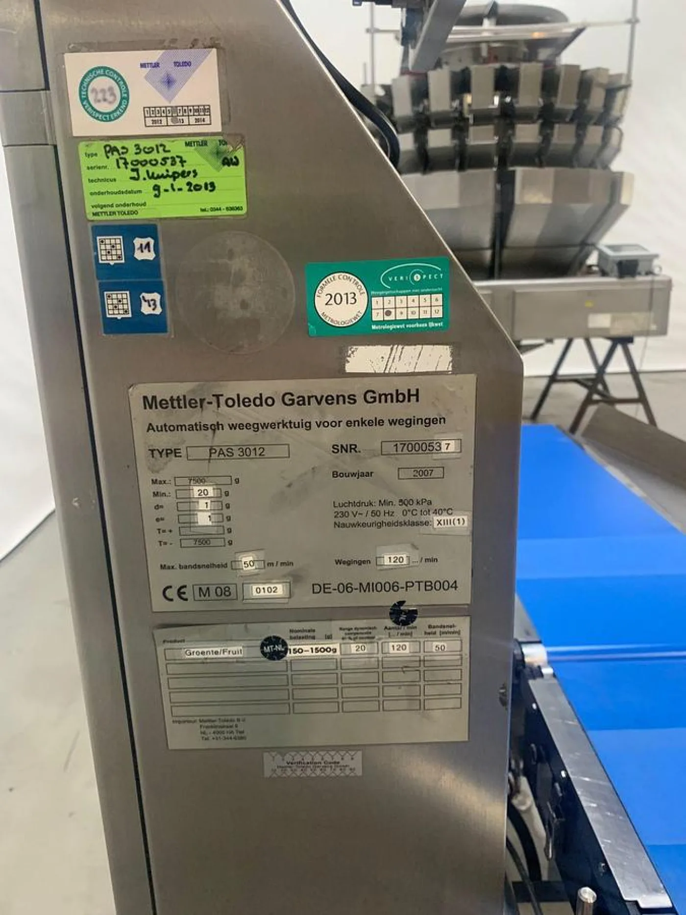 2007 Mettler Toledo - Garvens Checkweger, PAS 3012 - 8
