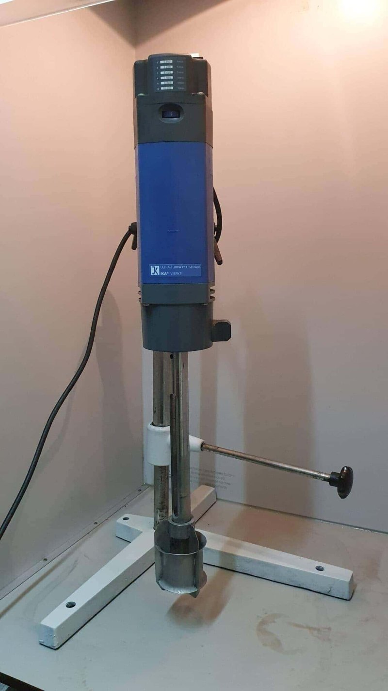 IKA T50 Basic Ultra Turrax met S50N-W80SMK Jet Mixer Head