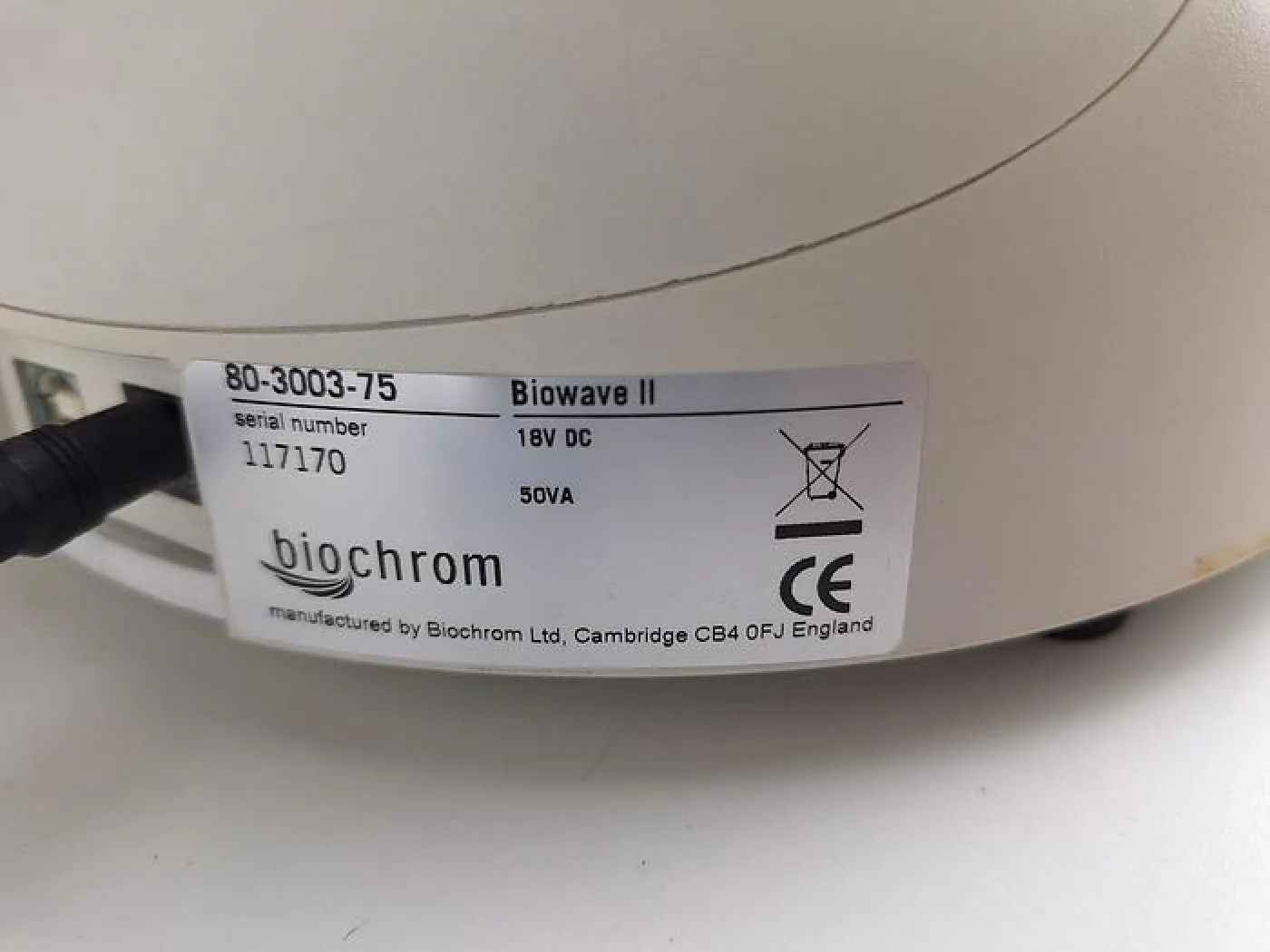 WPA Biochrom Biowave UV/Visible Spectrophotometer - 3