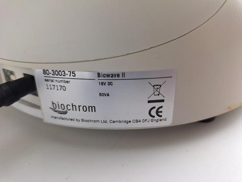 WPA Biochrom Biowave UV/Visible Spectrophotometer