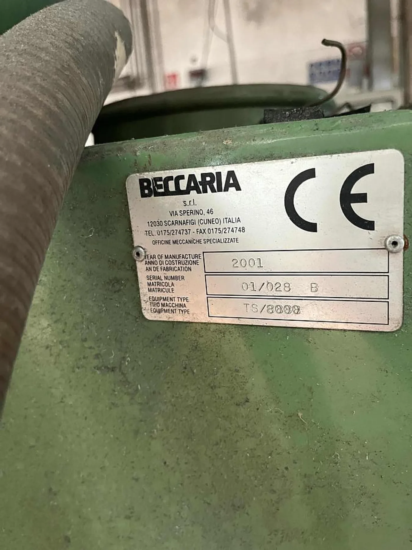 2001 BECCARIA SRL TS/8000 AI2446 - 2