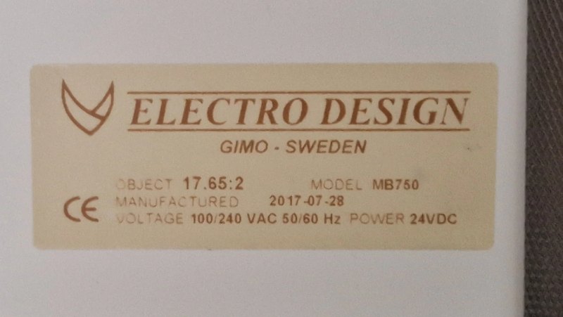 Electro Design MB750, vintage 2017