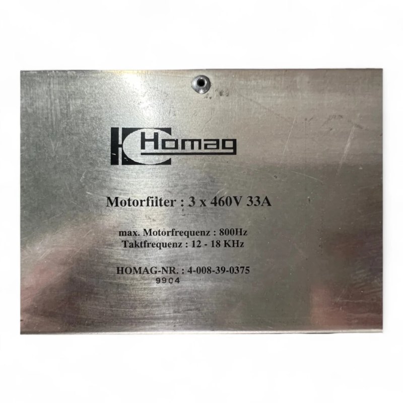 Homag Motorfilter 4-008-39-0375 3 x 460 V 33A