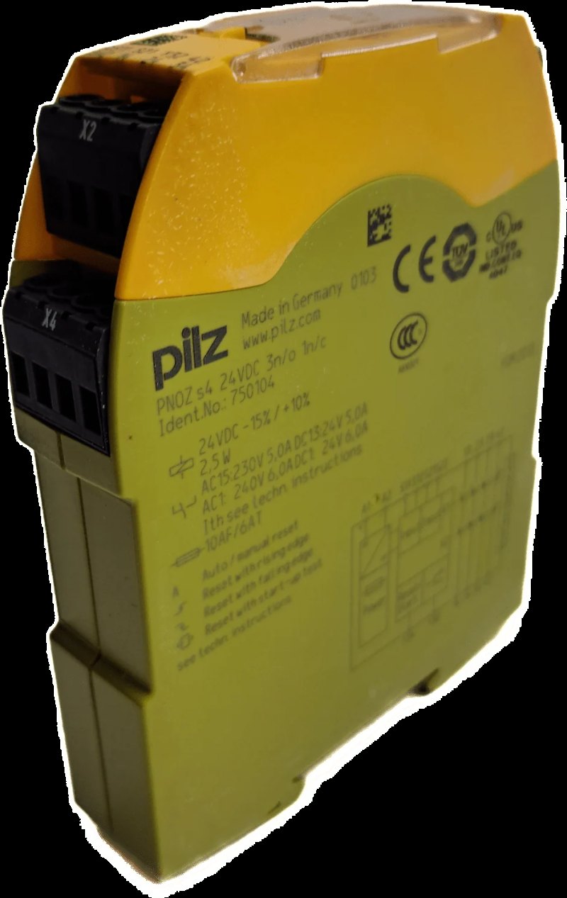 Pilz PNOZ s4 24VDC 3 n/o 1 n/c 750104