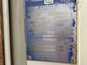 Le Carbone-Lorraine Polybloc NF610G (16.3 m²) - Shell and tube heat exchanger