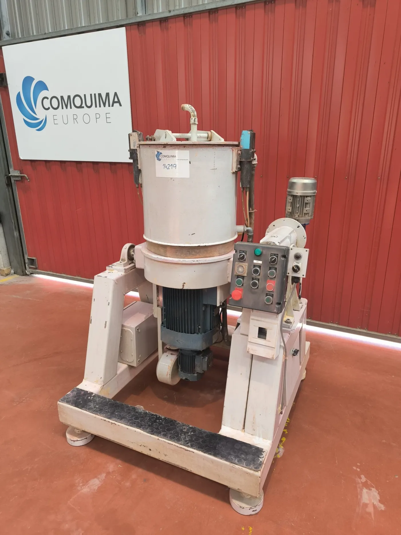 GRINDER MILL STAINLESS STEEL 50 LITERS WITH JACKET, TILTING DISCHARGE AND CONTROL PANEL - 7