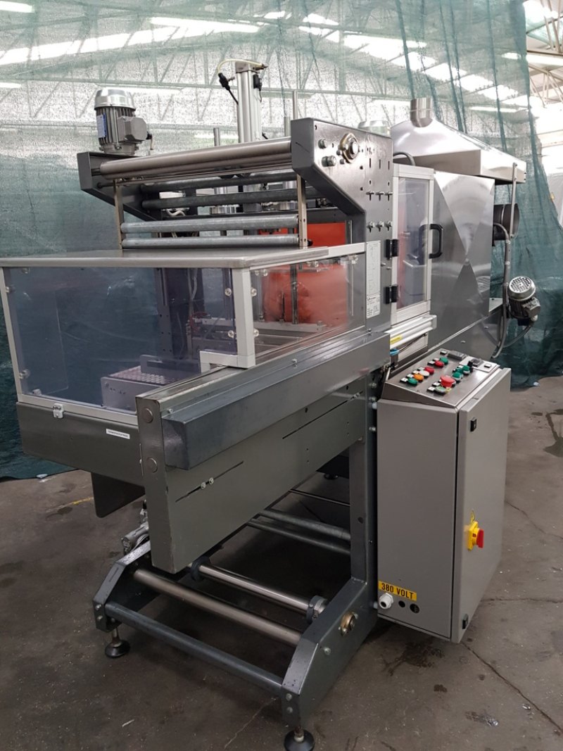 FARDELLATRICE CON TUNNEL DI TERMORETRAZIONE – LP PACKAGING – MEDIPACK – MOD. SFE 600 NOVA