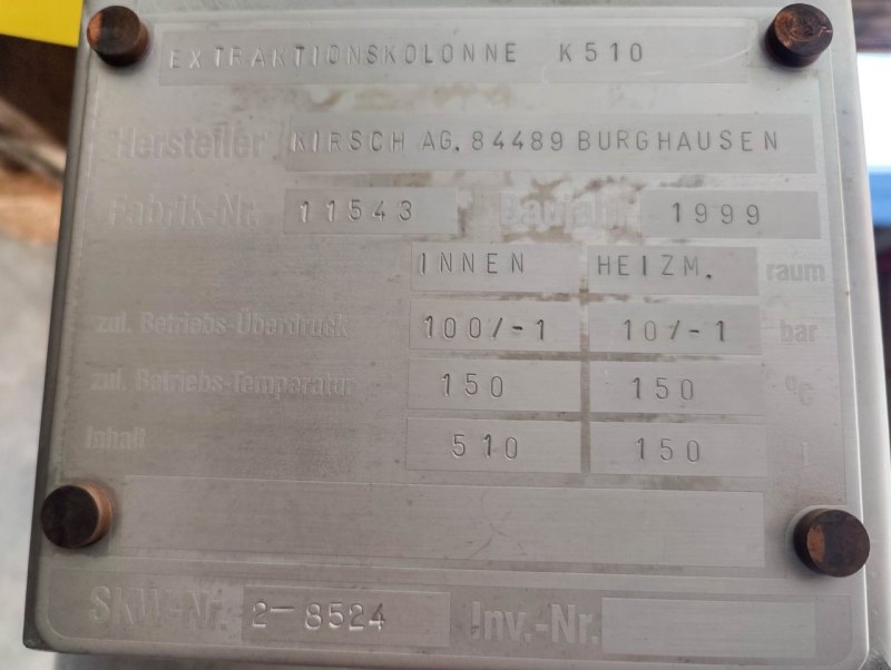 Kirsch AG Burghausen Column - Extraction