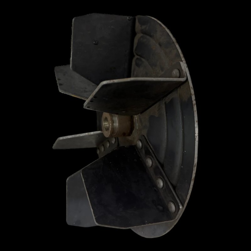 Stahl Laufrad Flügelrad Ø 250 mm Absaugung Transport Ventilator Art. Nr. 300102