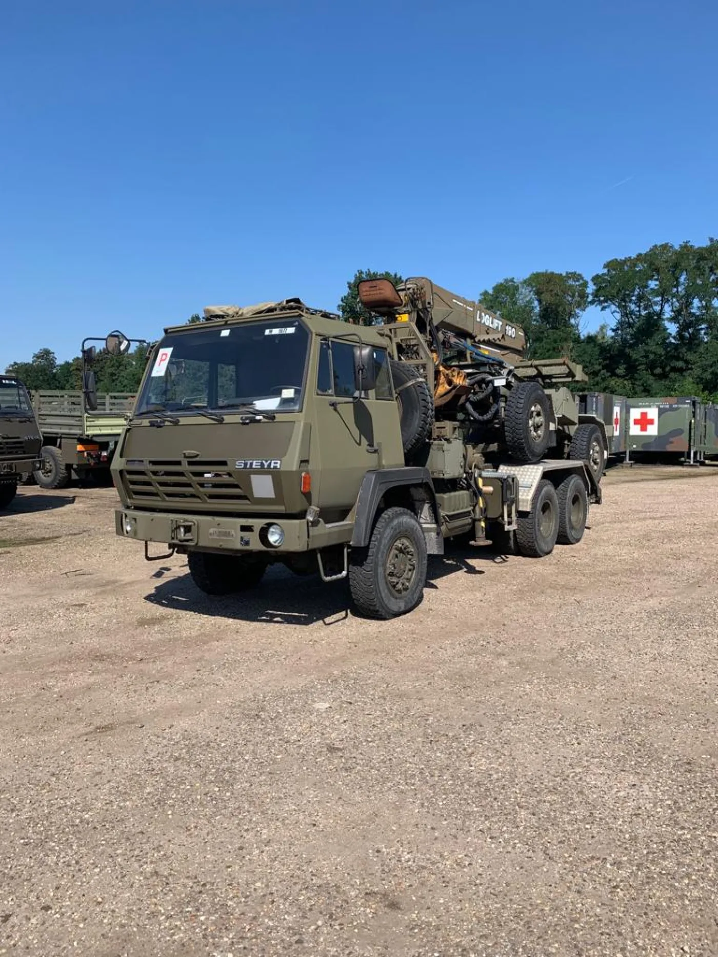 Steyr 6x6 lang transport - 3