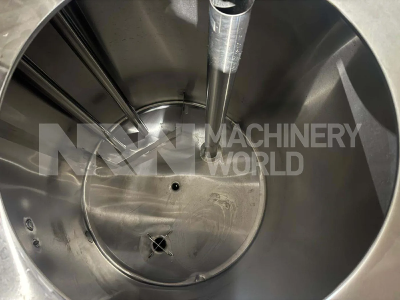 750 Litre Single CIP Cold Wash Tank with 3HP Centrifugal Pump mounted on Skid - 5