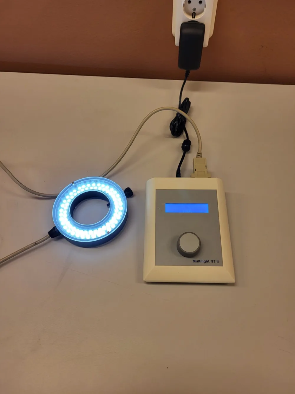 1628 - Used Multilight NT II ring light for microscopes