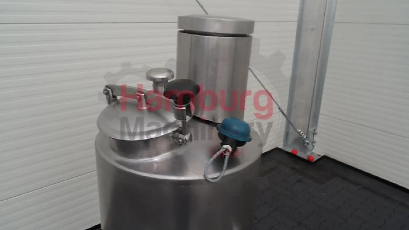 Small single jacketed tank with propellor agitator, 120 liter - 4